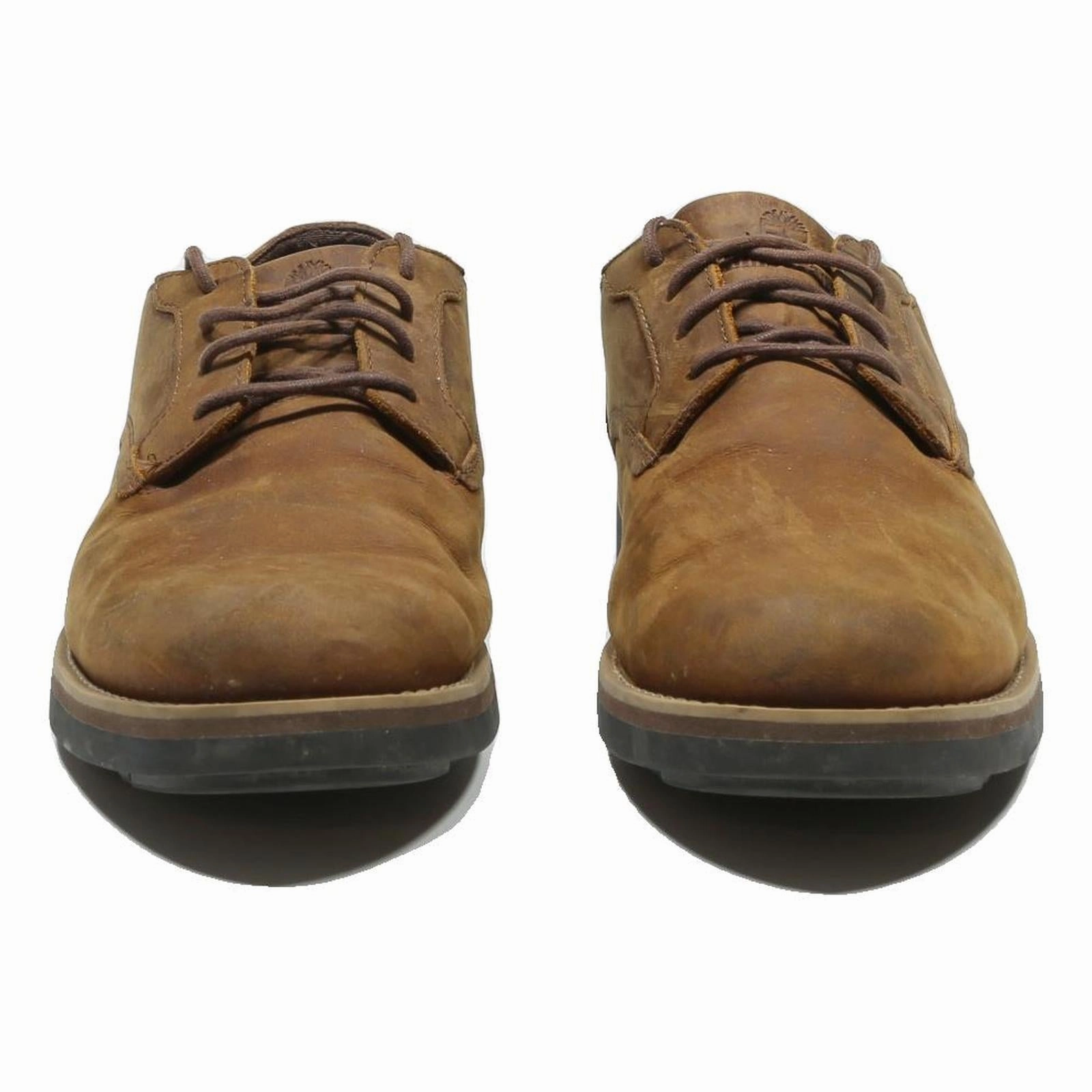Lace Up Flat Oxford Shoes TIMBERLAND Classic Mens Leather Brown Derby Shoes UK 10 Smart Casual