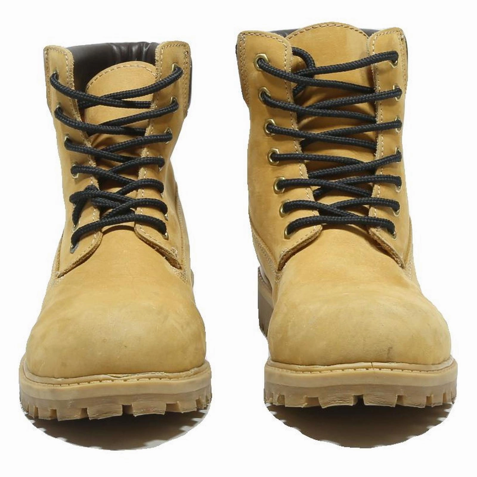 Suede Boots Wedge TIMBERLAND Classic Womens Yellow Leather Ankle Boots UK 5 Rugged Durable