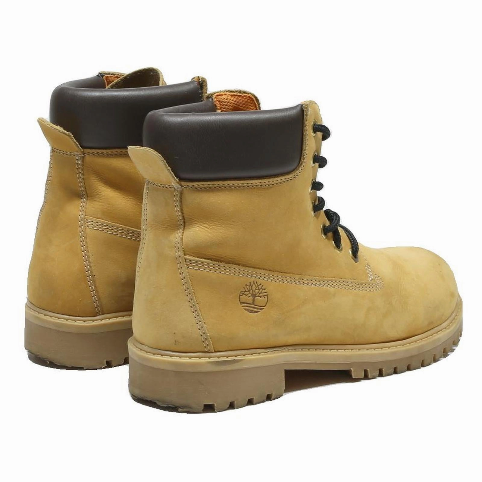 Hat And Boots TIMBERLAND Classic Womens Yellow Leather Ankle Boots UK 5 Rugged Durable