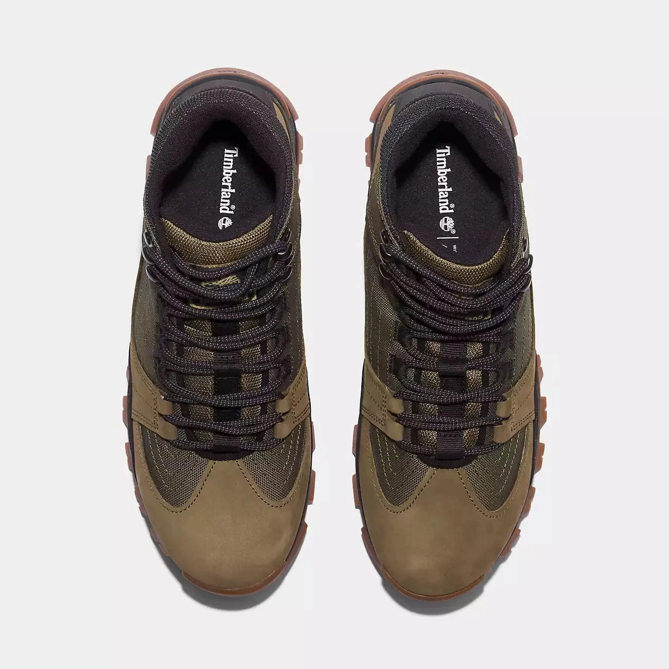 Mountrek Hiking Boots Timberland Men's Mt. Maddsen Mid Lace-Up Hiking Boot Shoes - Olive Nubuck