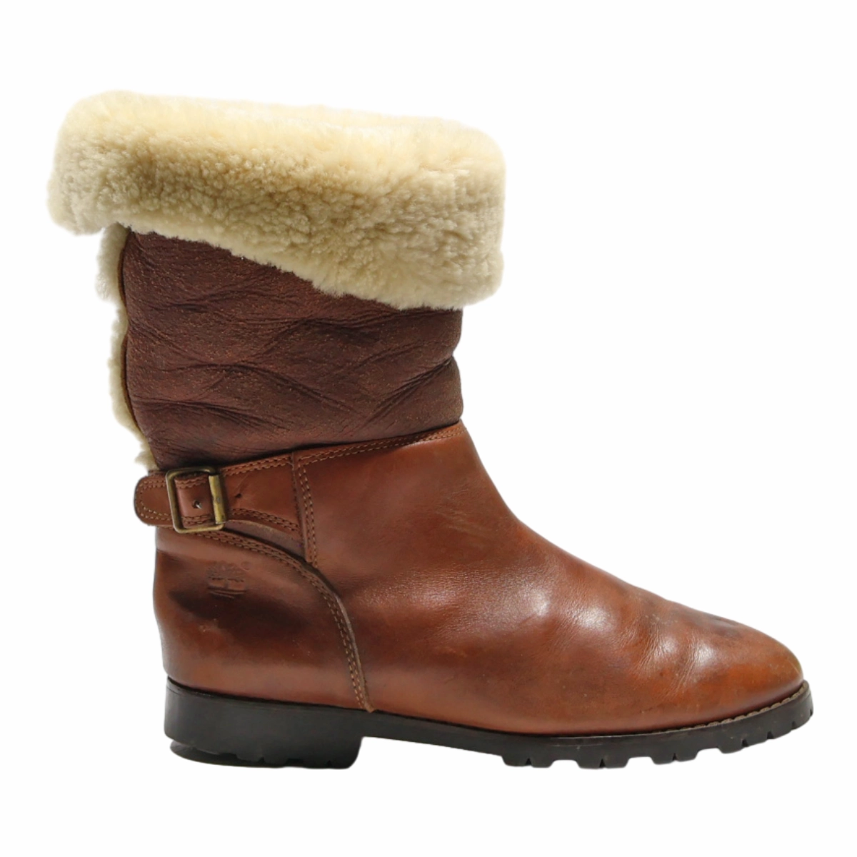 Panama Jack Snow Boots TIMBERLAND Snow Boots Brown Leather Womens UK 4