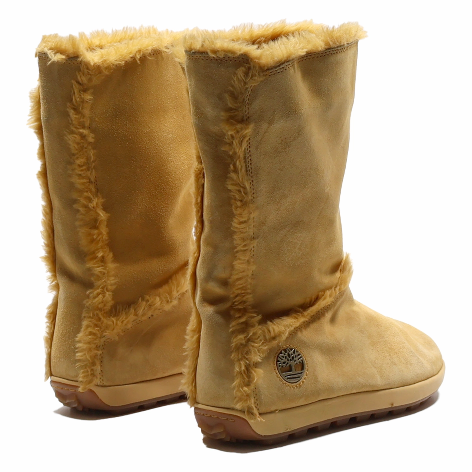 TIMBERLAND Snow Boots Brown Leather Womens UK 9 Short Snow Boots