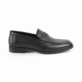 Tory Loafers Tresmode Yesi Black Men's Leather Penny Loafers