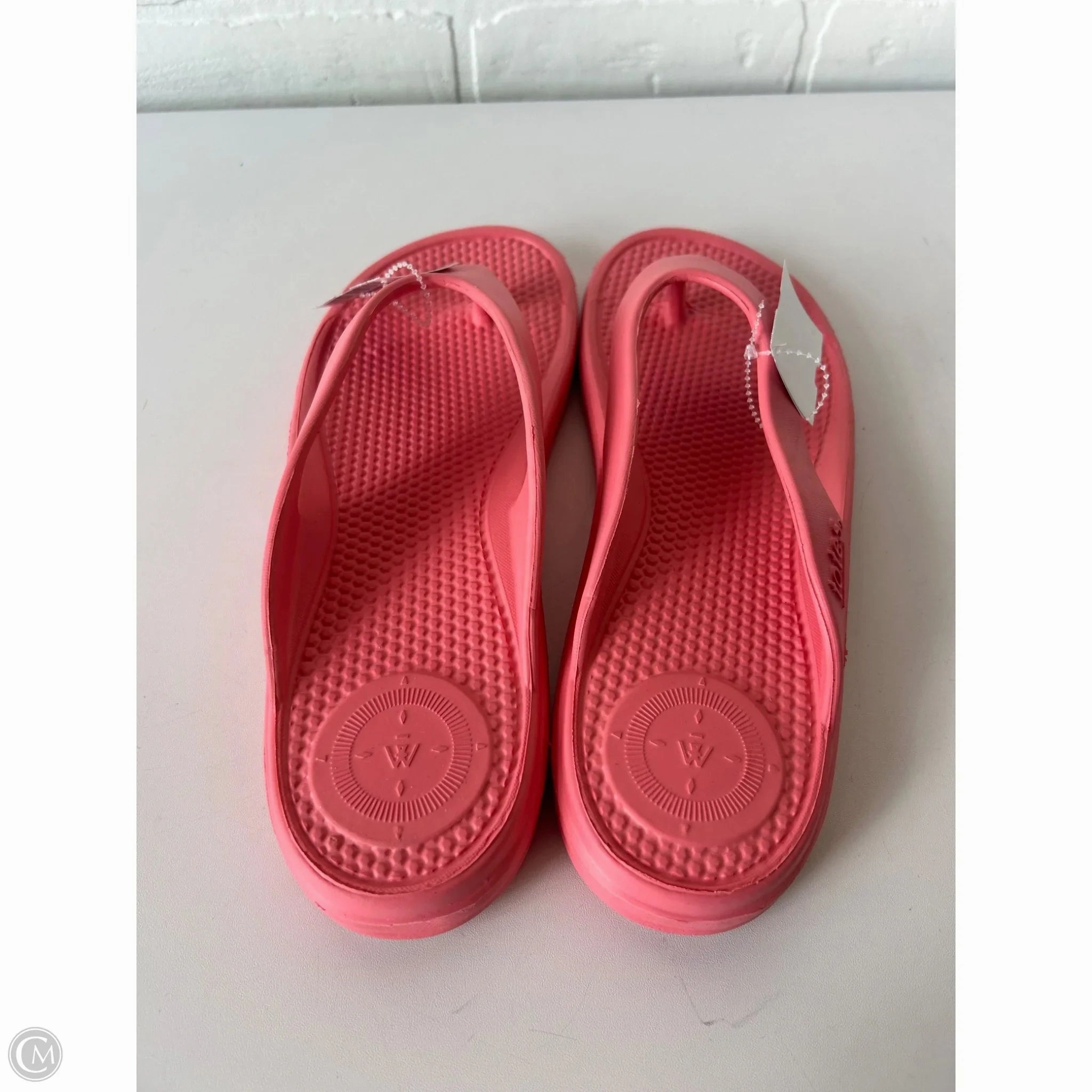 Sandals Flip Flops By Totes In Orange, Size: 11 Flip Flops In Hawaii