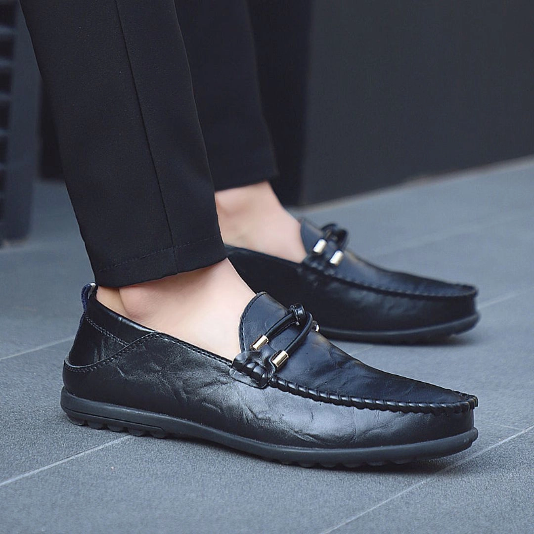 Enzo Luxe Leather Loafers