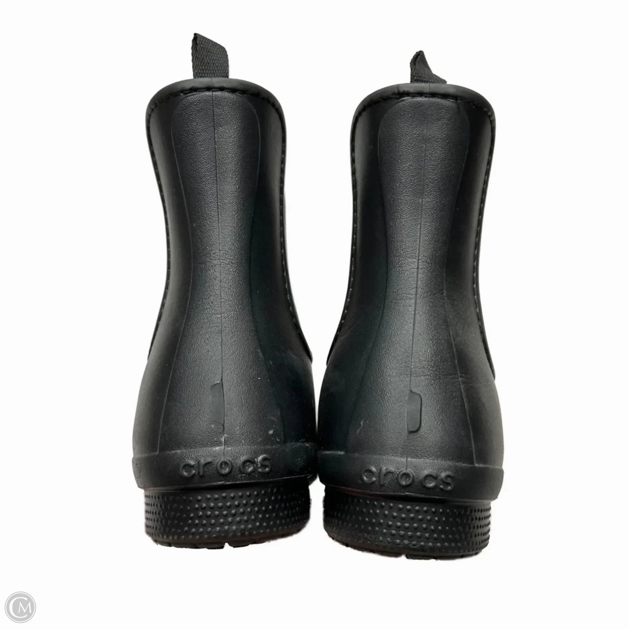 Boots Rain By Crocs In Black & Tan, Size: 11 Uline Rain Boots