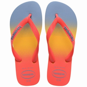 HAVAIANAS TOP FASHION - GOLD YELLOW Rubber Cute Flip Flops