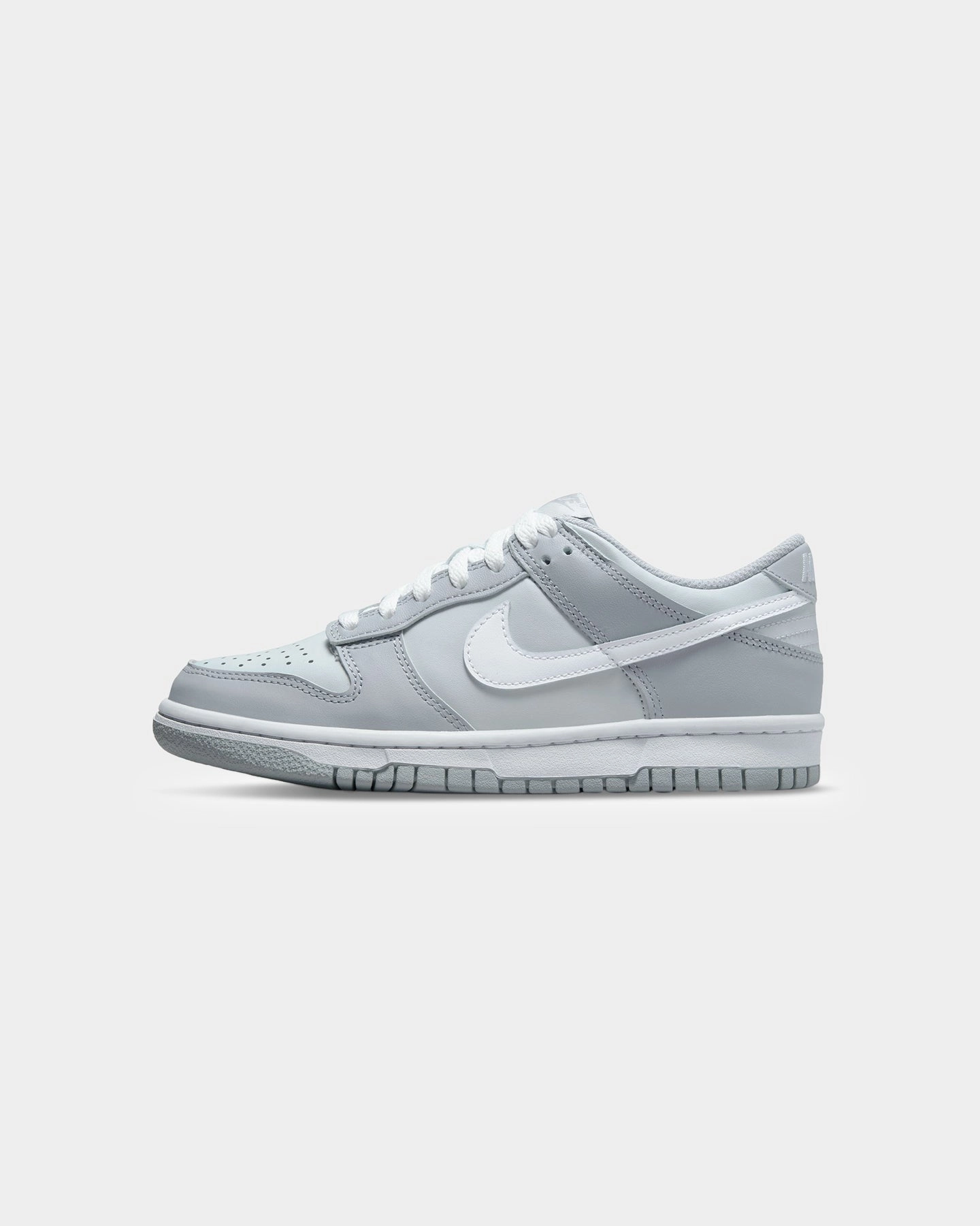 Nike Kids' Dunk Low Pure "Two-Toned Grey" Platinum/Wolf Grey Devin Booker Shoes Nike