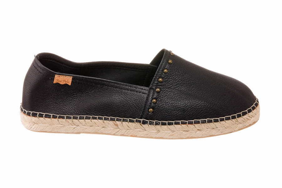 Peep Toe Espadrilles Tp Margot Black