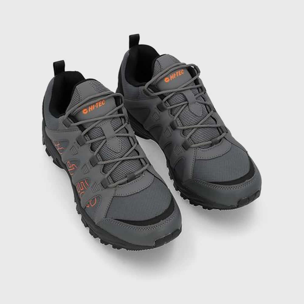 Hi-Tec Mens Warrior Outdoor Shoes Grey Hellcat Trail Shoes