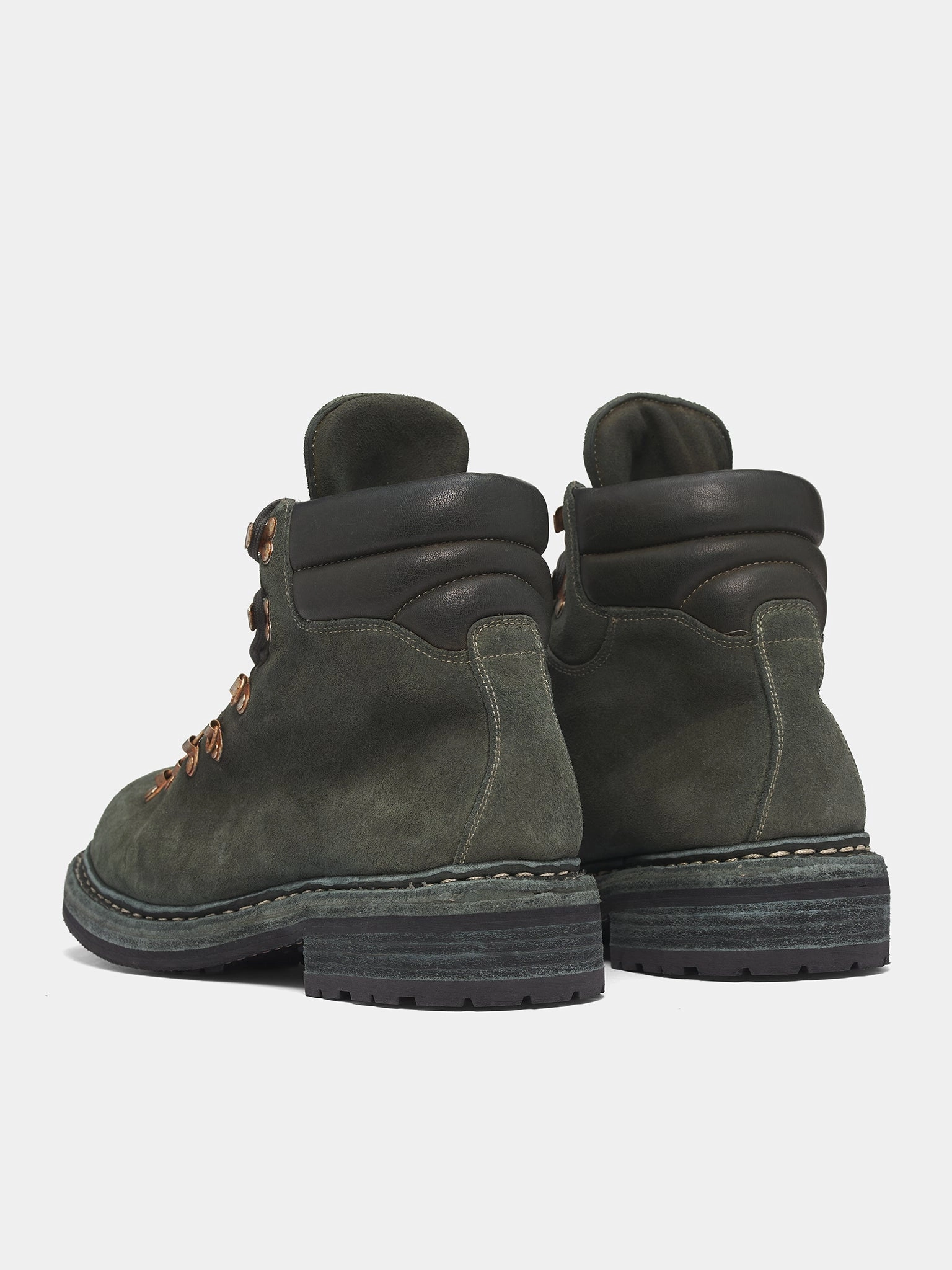 Buckaroo Boots Green 19M Reverse Calf Hiking Boots (19M-CALF-REVERSE-CV31T-OLIVE-G)