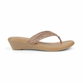Sandals With Closed Toe Tresmode Soeve Gold Women's Dress Sandals
