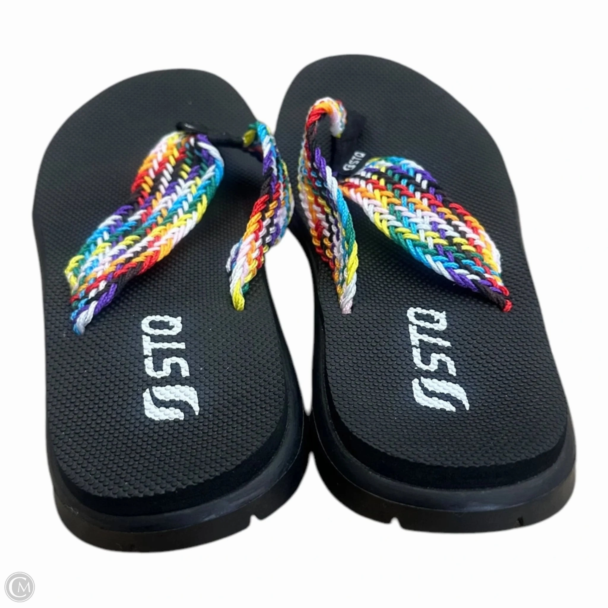 Aloha Island Flip Flops Sandals Flip Flops By Clothes Mentor In Rainbow Print, Size: 6