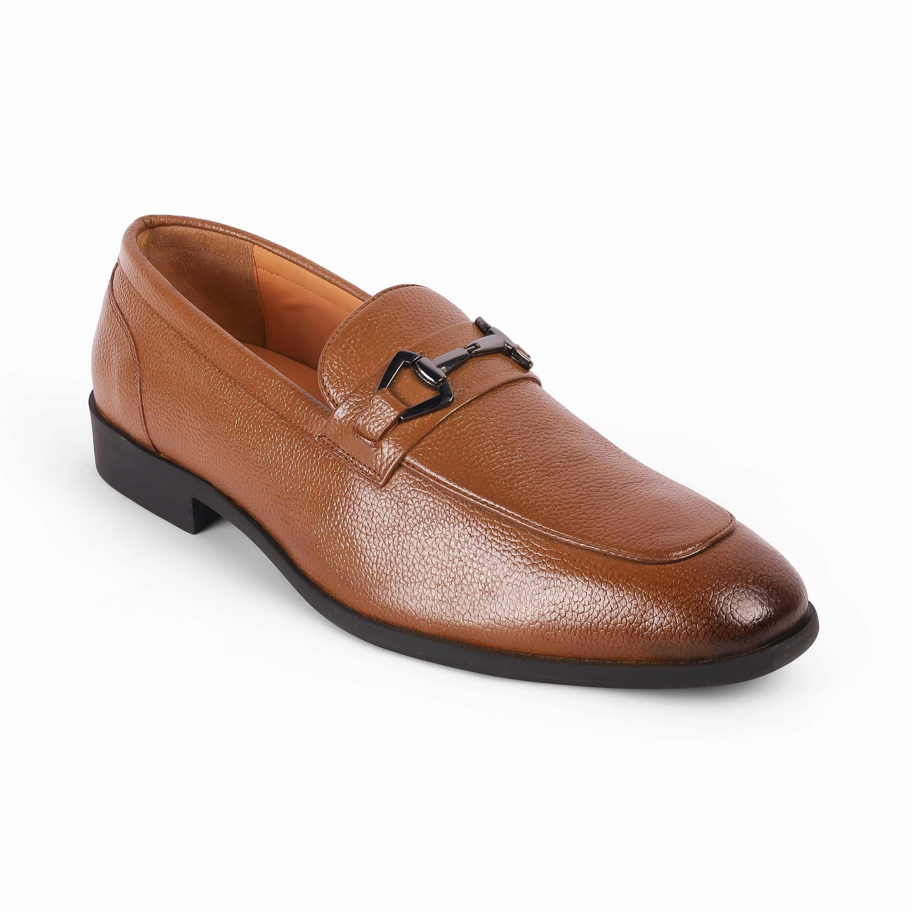 Blakc Loafers Tresmode Antli Tan Men's Leather Loafers