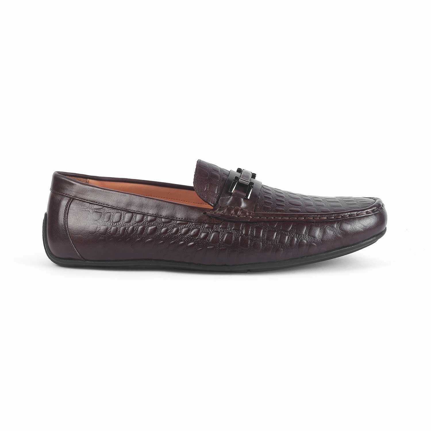 Leg Pants With Loafers Tresmode Camil Brown Men's Leather Driving Loafers