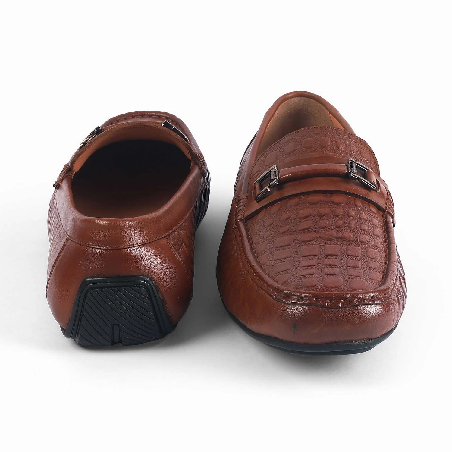 Off White Loafers Tresmode Camil Tan Men's Leather Driving Loafers