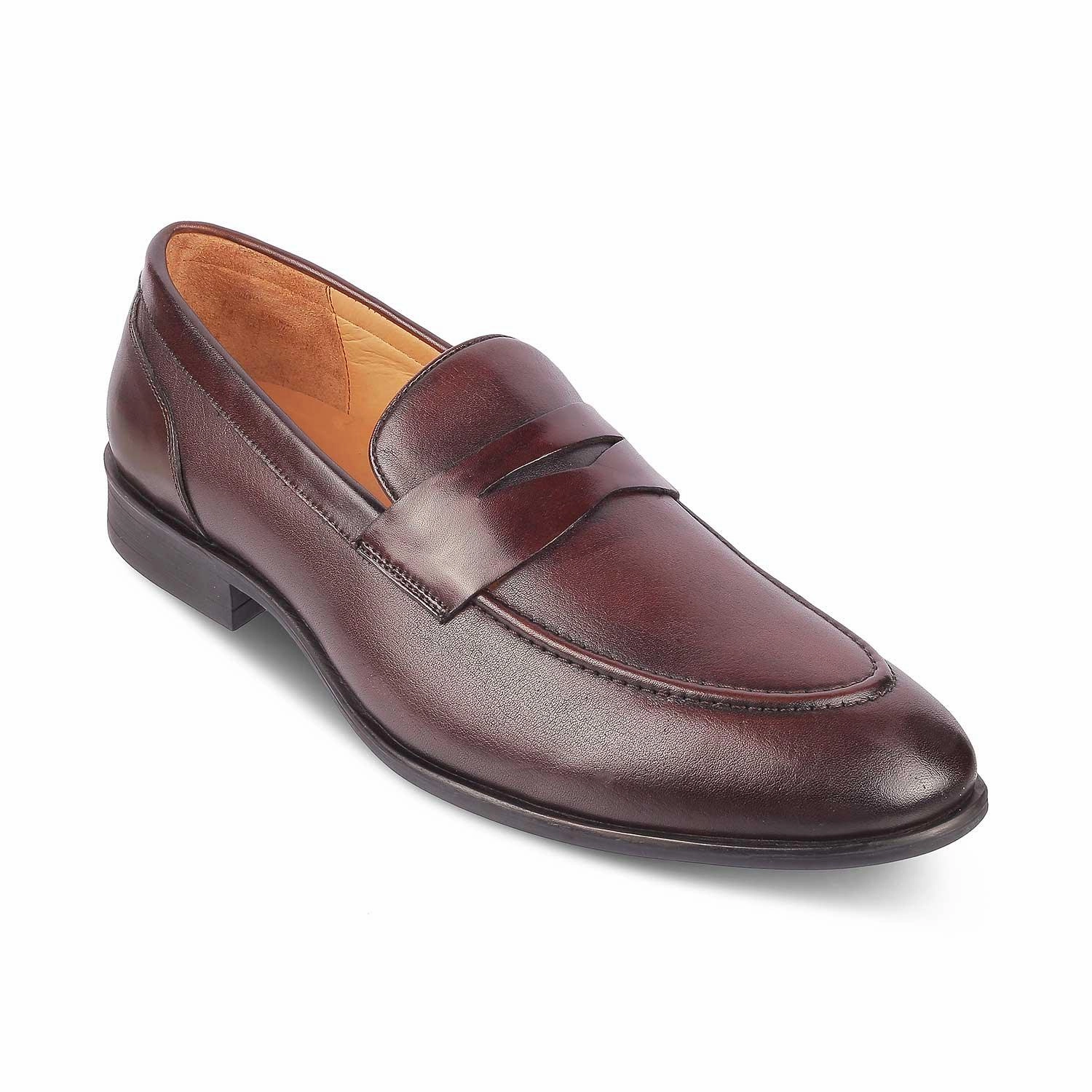 Socks To Wear With Loafers Tresmode Dawson Brown Men's Leather Penny Loafers