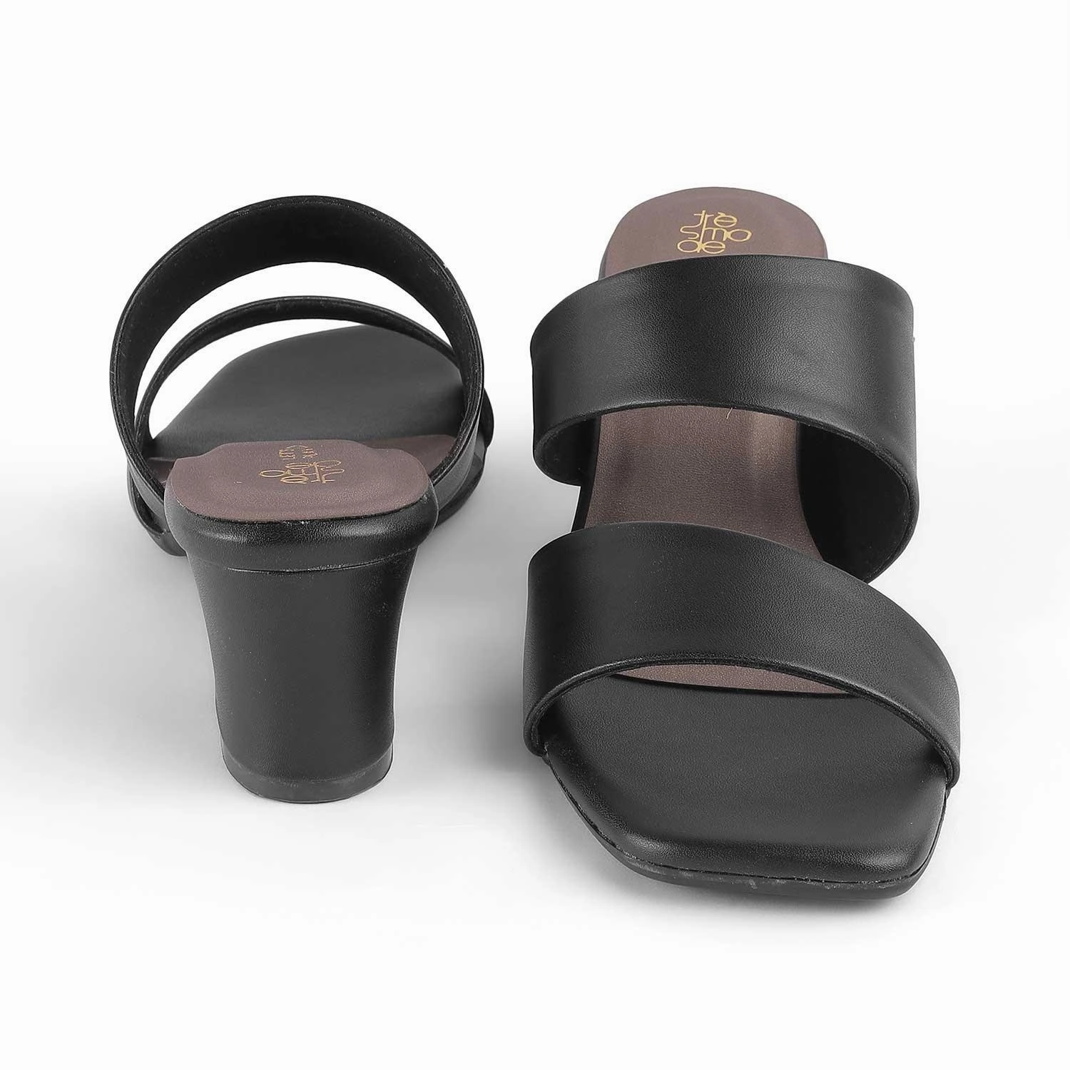 Tresmode Dejvice Black Women's Casual Block Heel Sandals Map Of Sandals Resorts