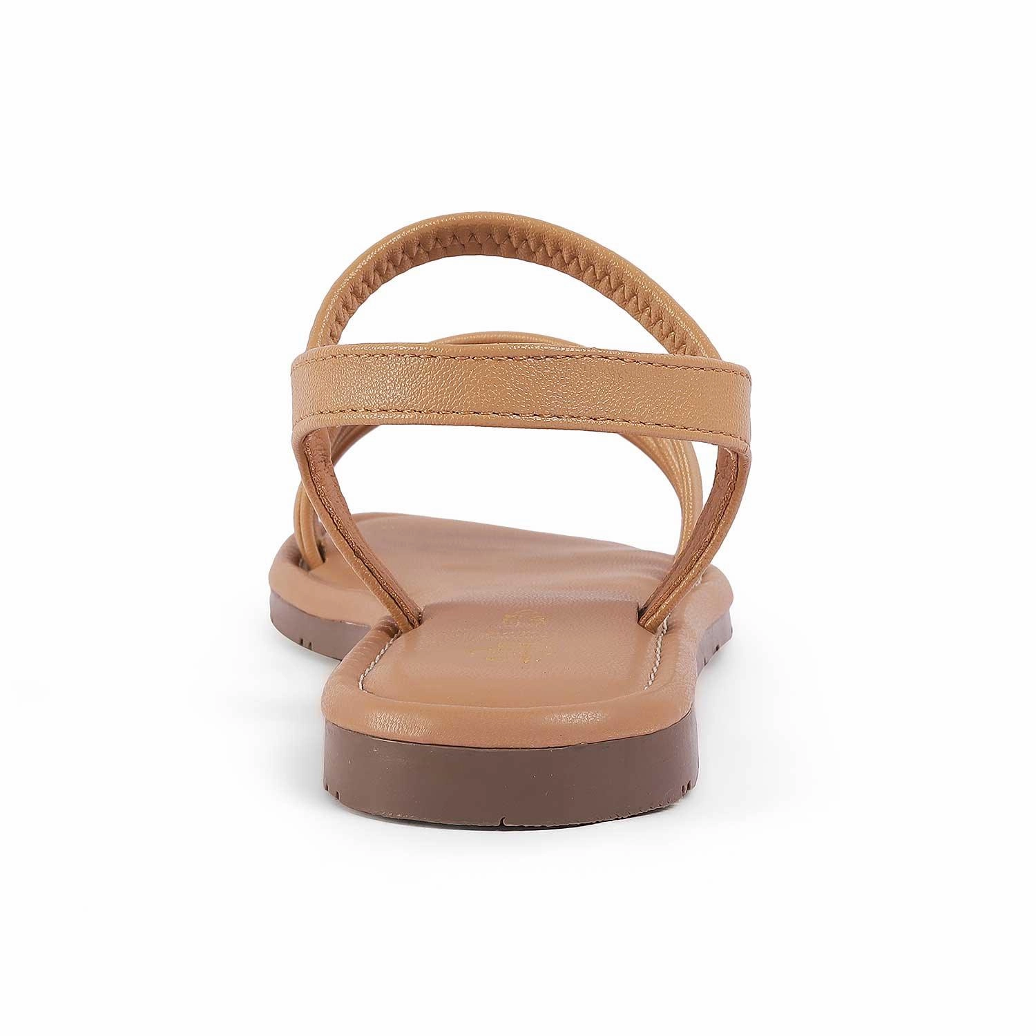 Tresmode Flastrip Beige Women's Casual Flats Best Mtb Shoe