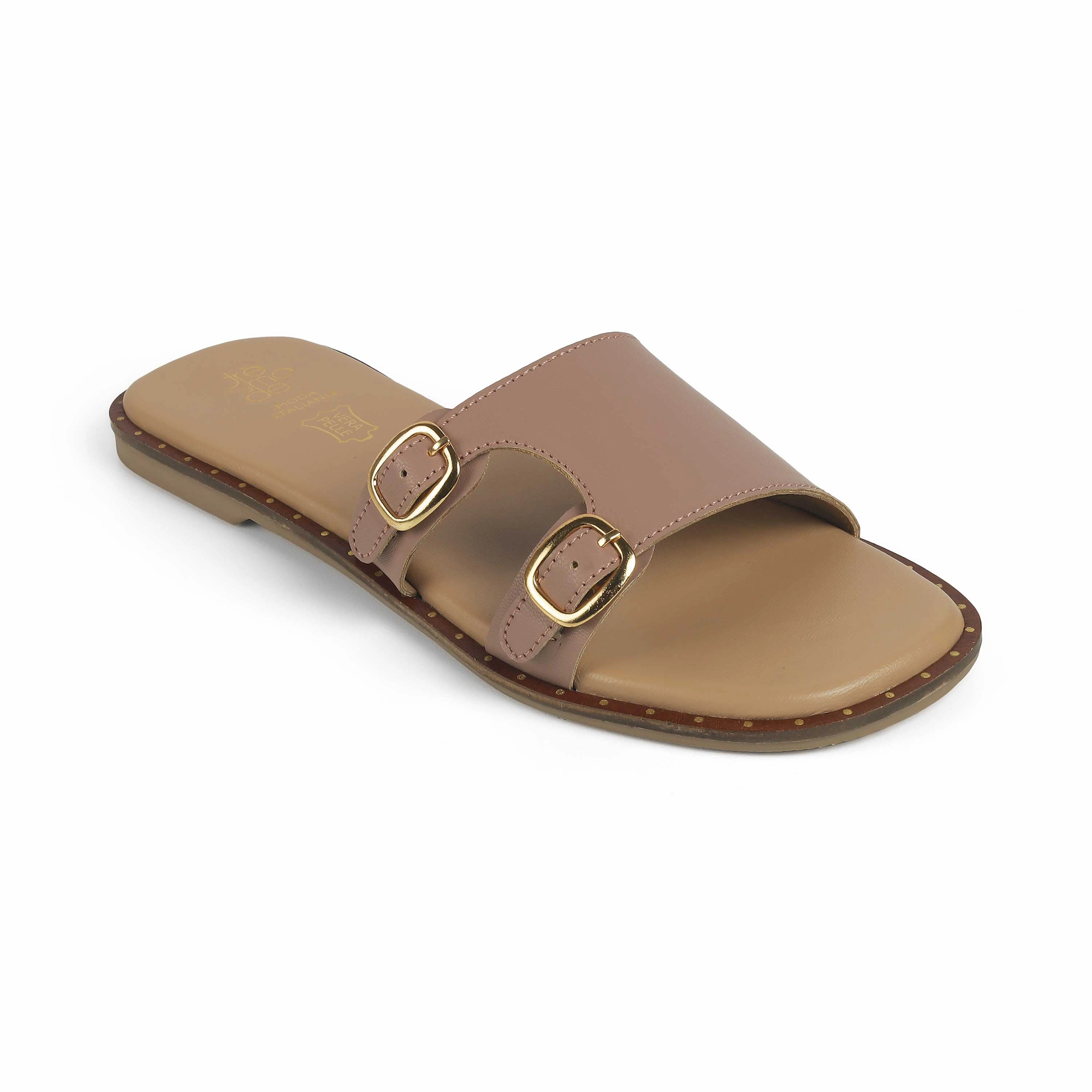 Flat Shoes Open Back Tresmode Frati Pink Women's Casual Flats