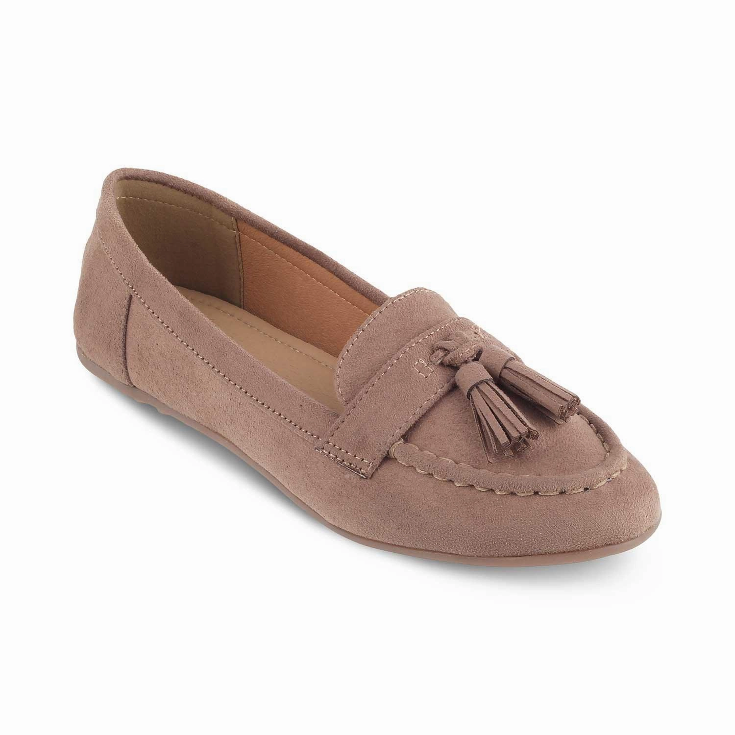 Llbean Loafers Tresmode Jonum Beige Women's Dress Tassel Loafers