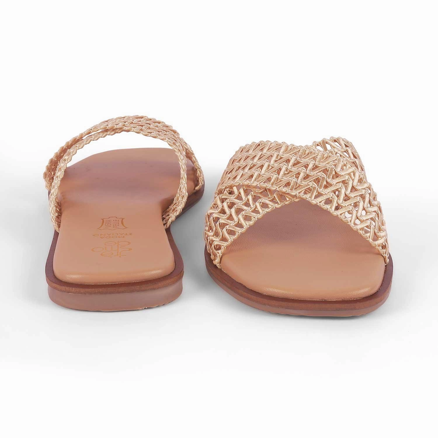 Tresmode Lace Champagne Women's Dress Flats The Best Running Shoes