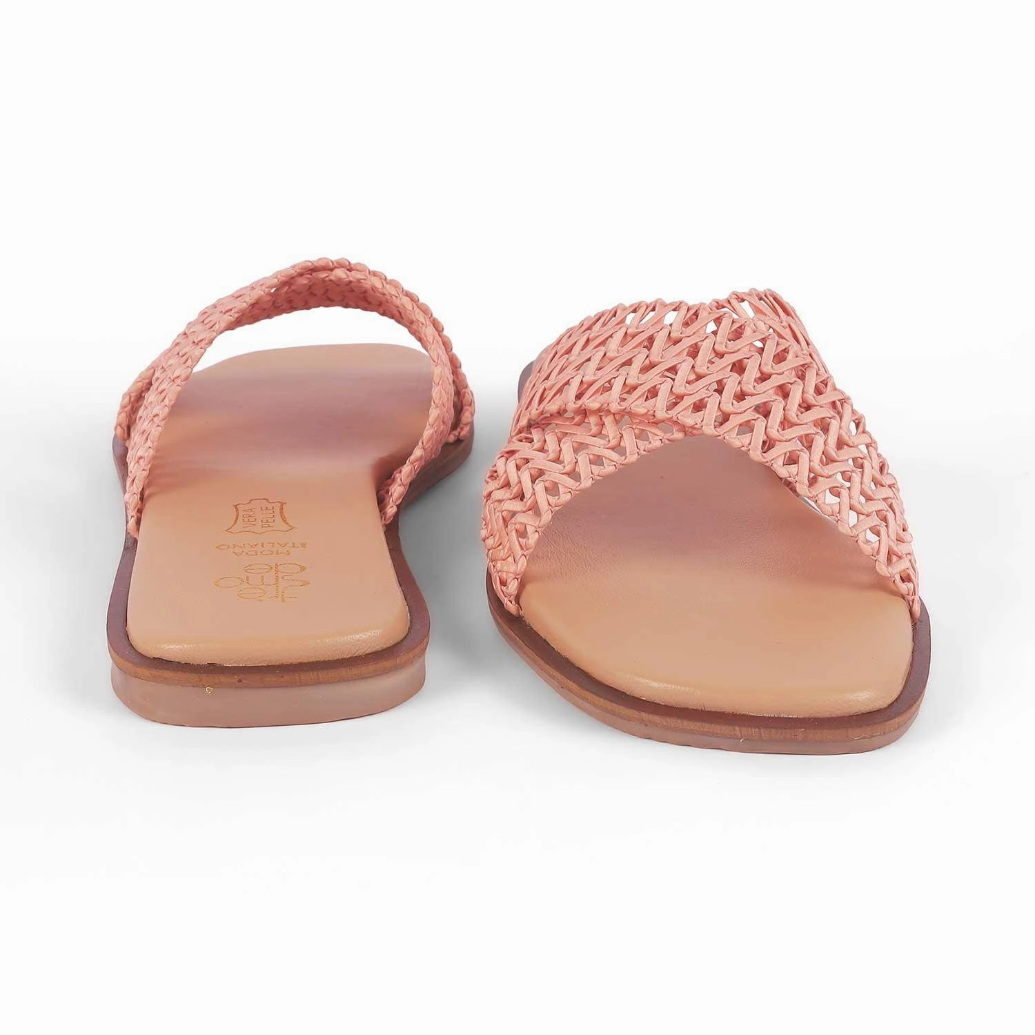 Tresmode Lace Pink Women's Dress Flats Flat Bridal Shoes