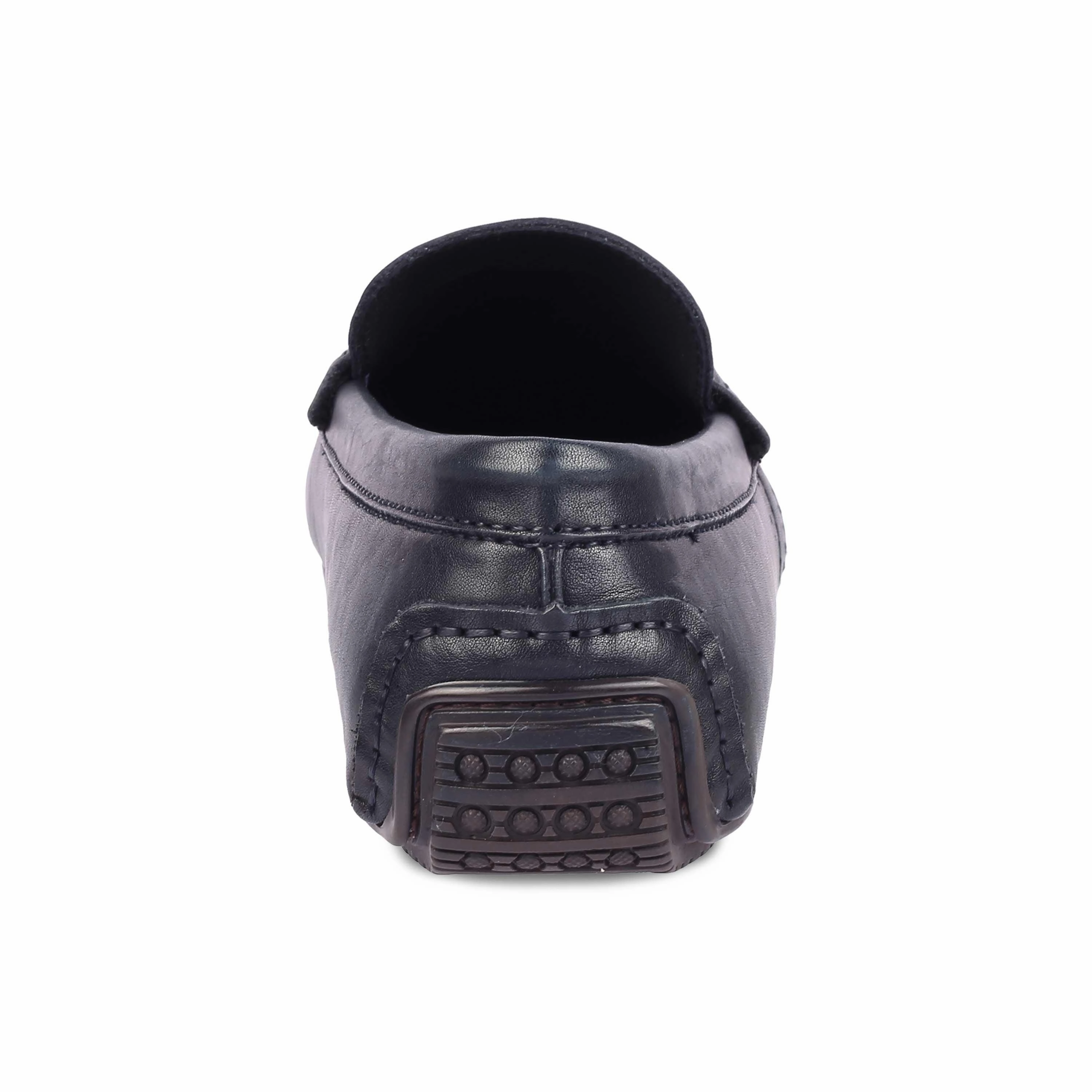 Tresmode Leavre Blue Men's Leather Driving Loafers Loafers Johnston And Murphy