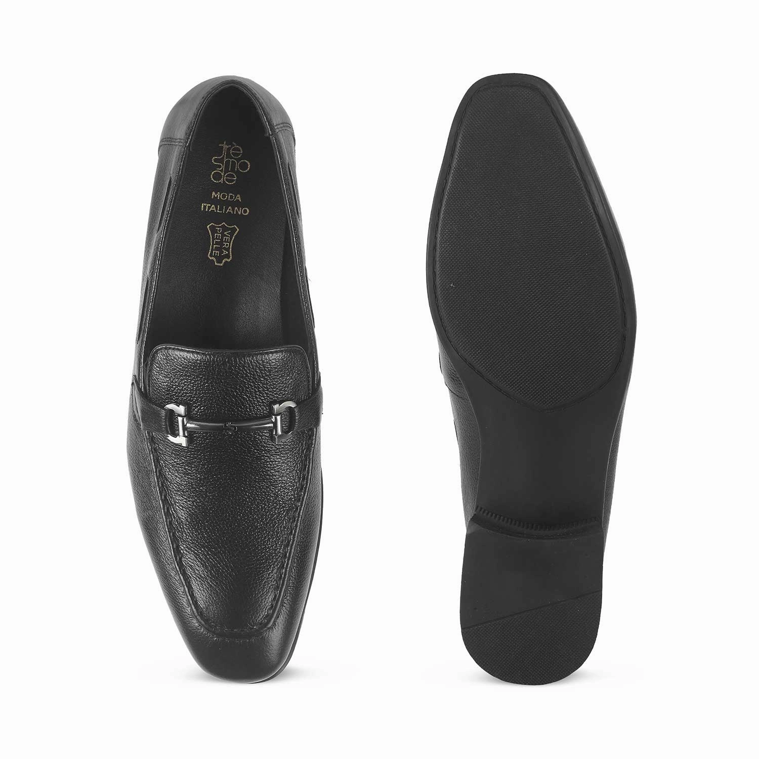 Tresmode Obaa Black Men's Leather Loafers Gucci Loafers Suede
