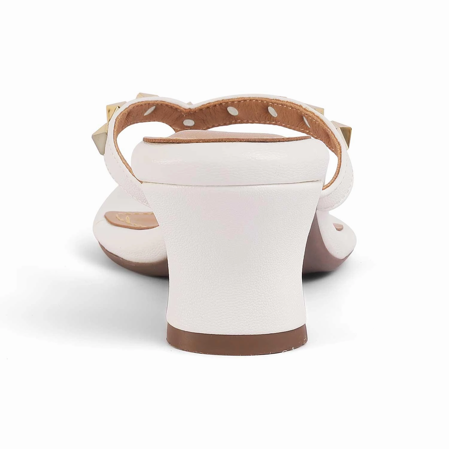 Tresmode Pugstud White Women's Dress Heel Sandals Sandals Cabo San Lucas