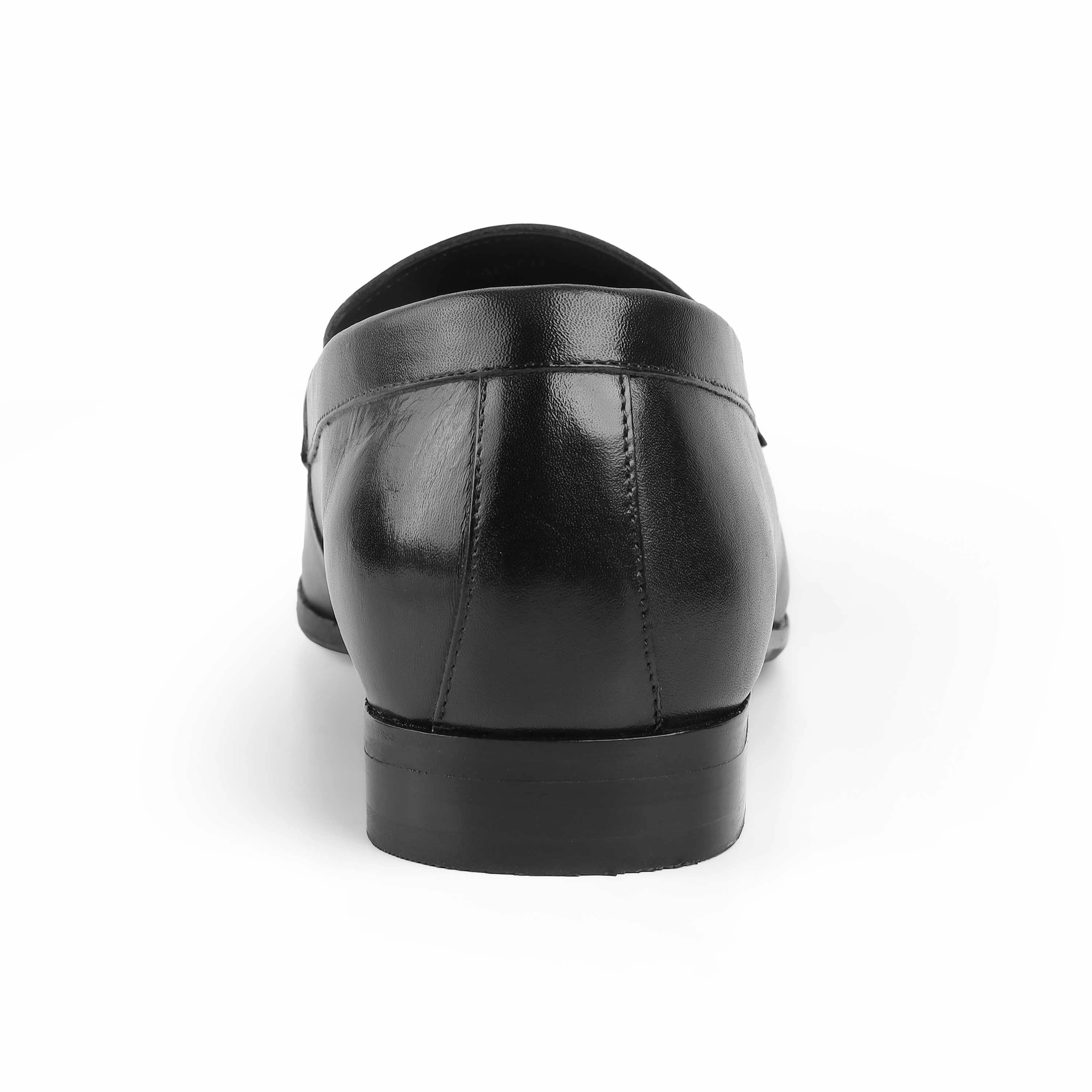 Tresmode Salved Black Men's Leather Penny Loafers Loafers Zombie Island