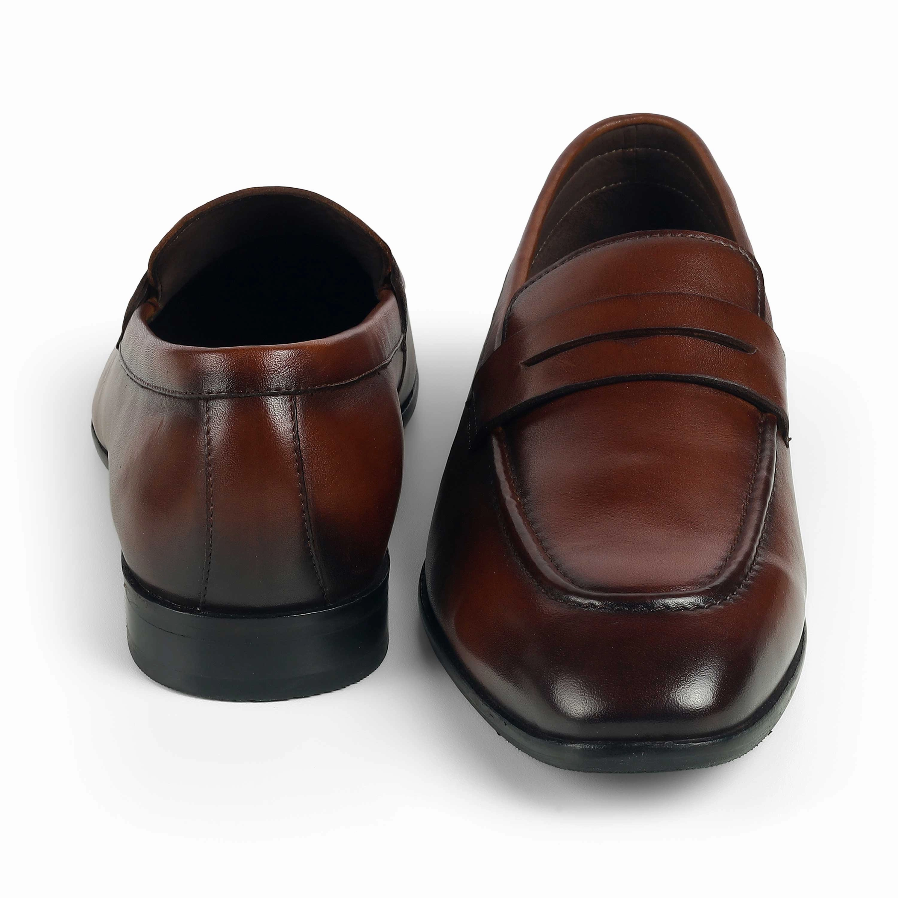 Loafers White Tresmode Salved Cognac Men's Leather Penny Loafers