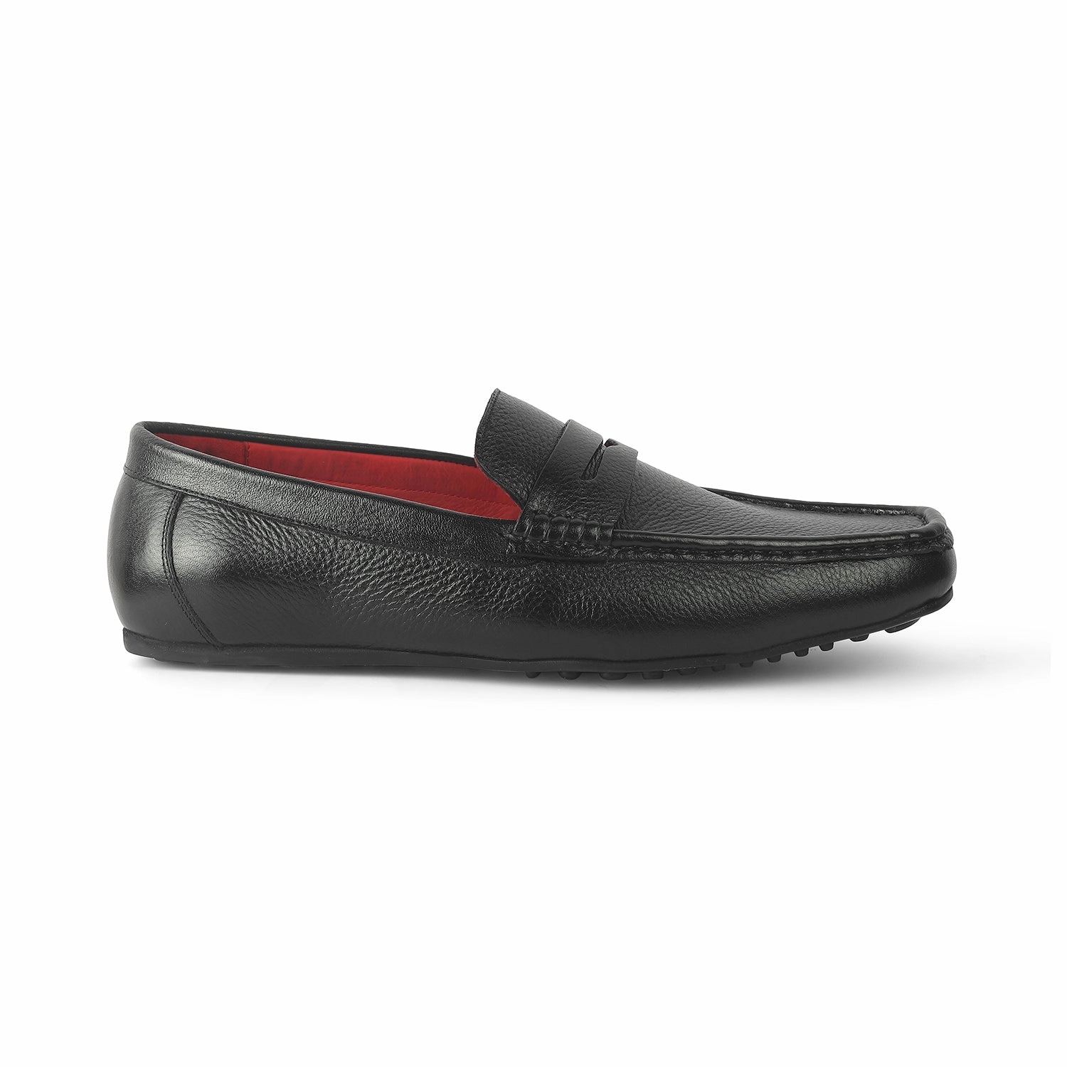 Loafers Narrow Width Tresmode Slipon Black Men's Leather Penny Loafers