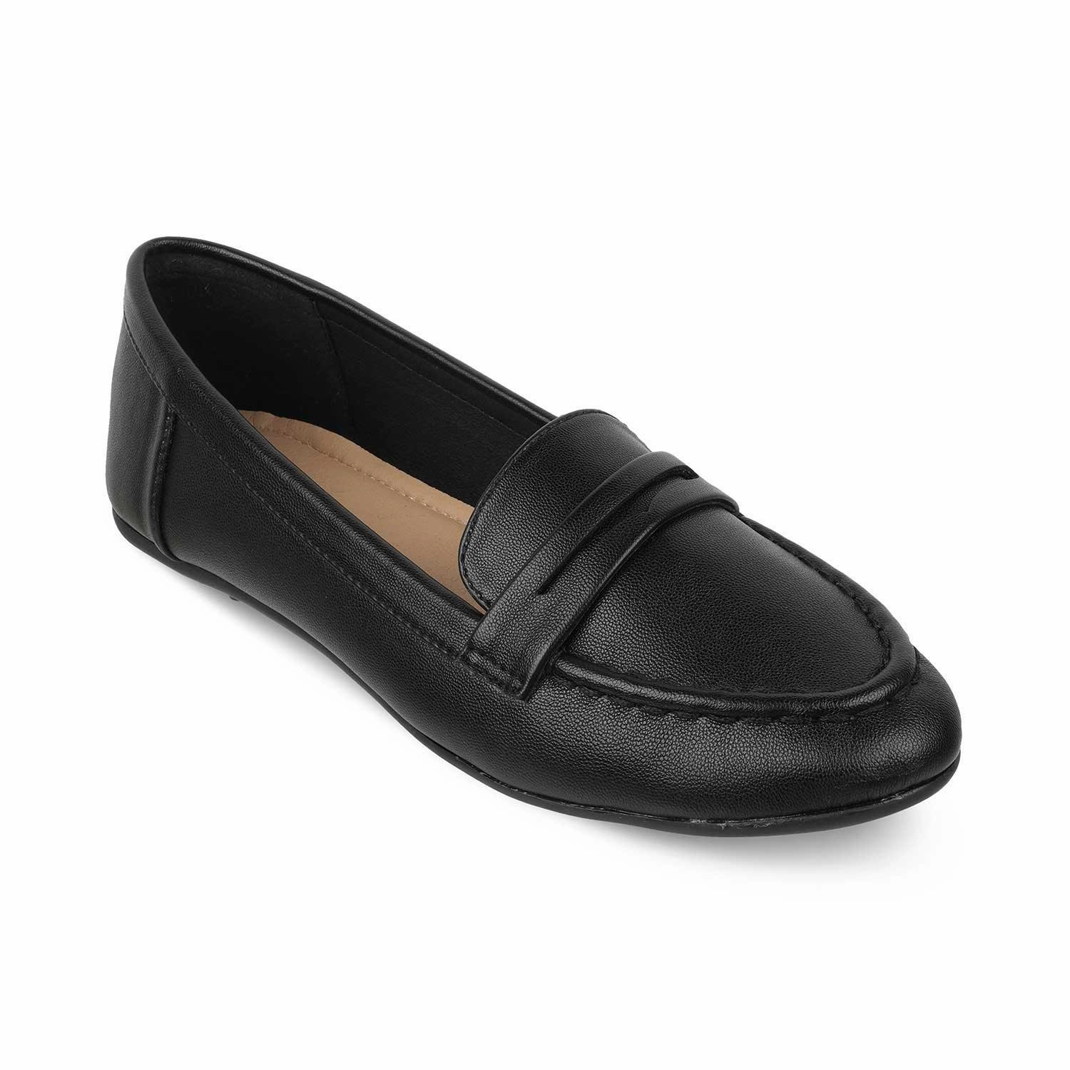 Mansur Loafers Tresmode Snappy Black Women's Casual Loafers