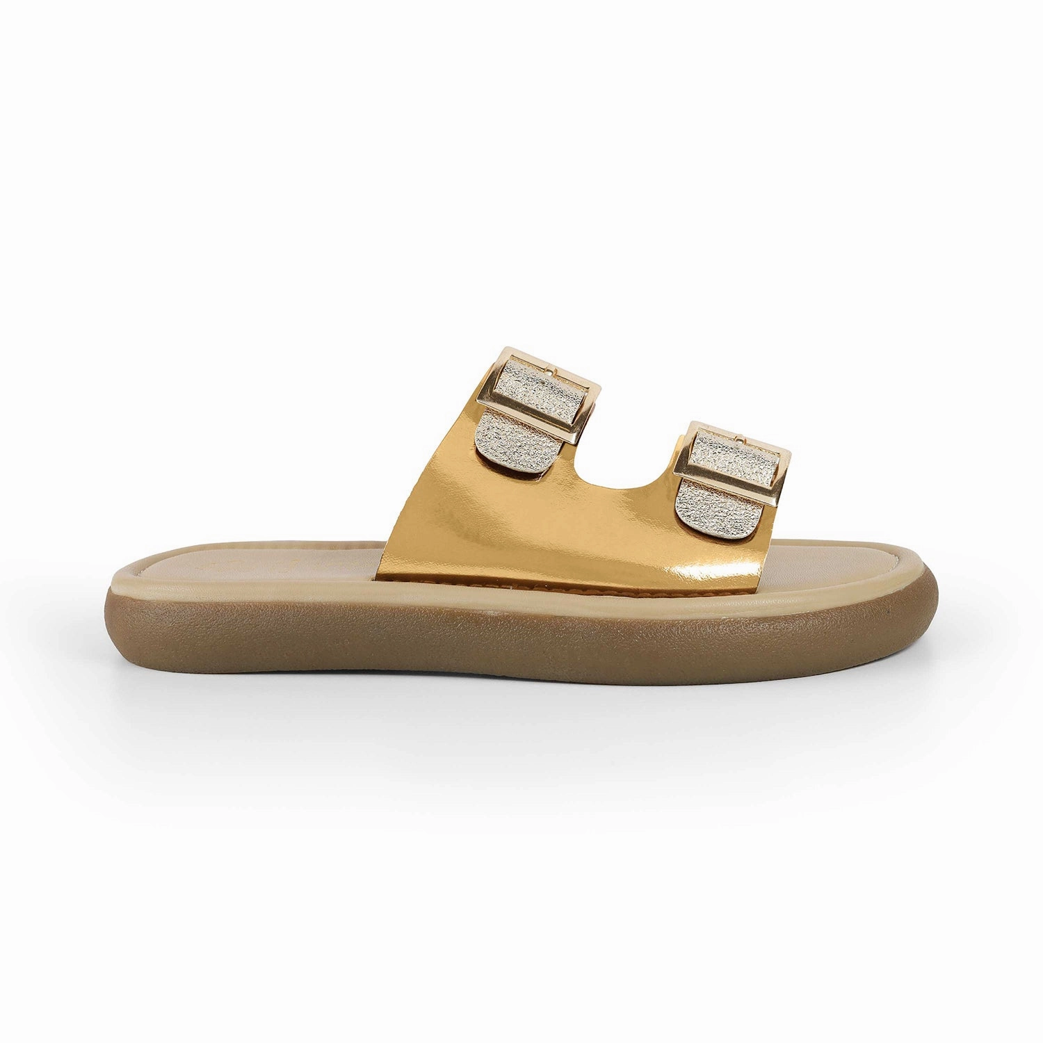 Tresmode Terra Champagne Women's Dress Platform Flats Opposite Of Flat Shoes