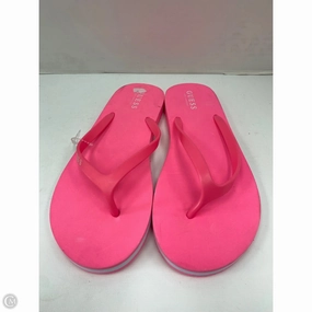 Gary Anderson Flip Or Flop Sandals Flip Flops By Guess In Pink, Size: 10