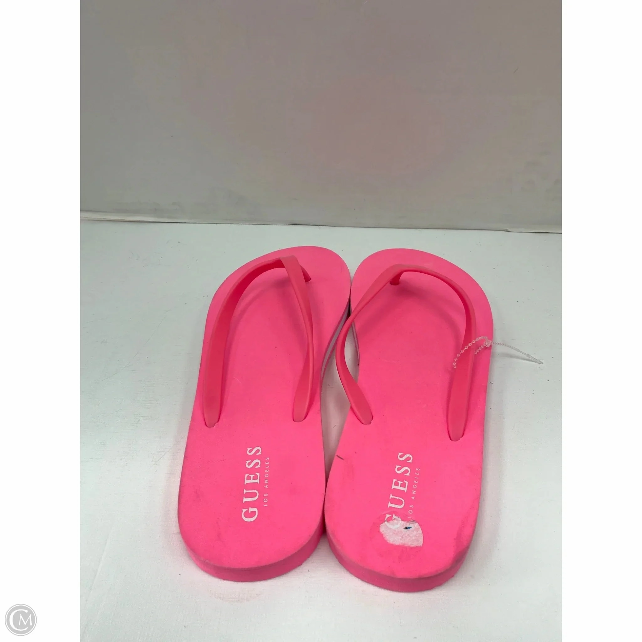 Character Flip Flops Sandals Flip Flops By Guess In Pink, Size: 10