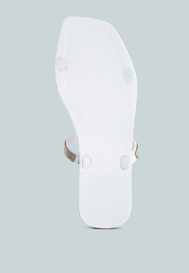 D'orsay Shoes Flats fenta diamante detail jelly flats