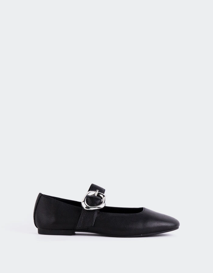 Pikonolos Mary Jane Shoes Vady Black Leather