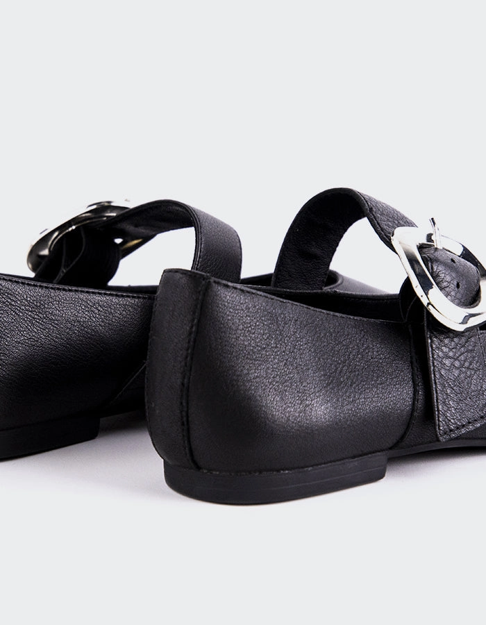 Vady Black Leather Ruby Shoo Mix And Marvel Mary Jane Heel