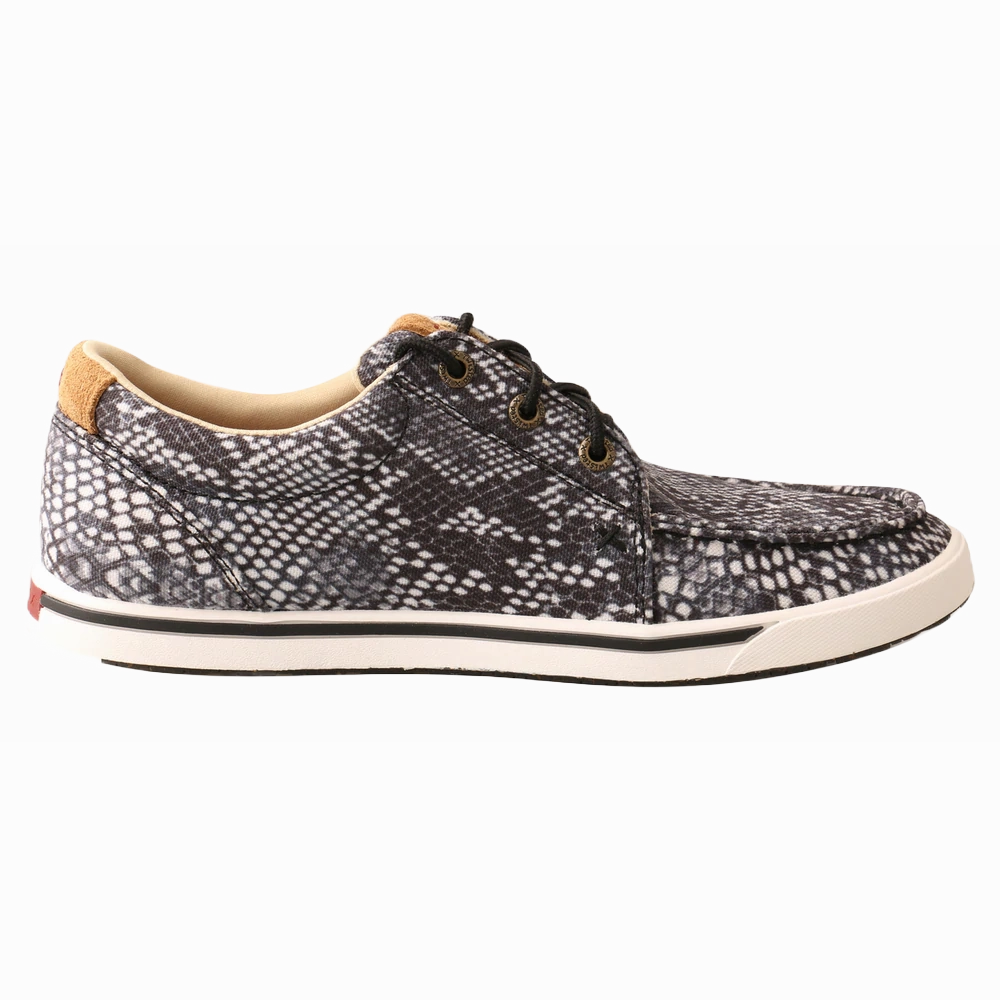 Twisted X Ladies Kicks Snake Print Shoes WCA0045 Black Friday Tennis Shoe