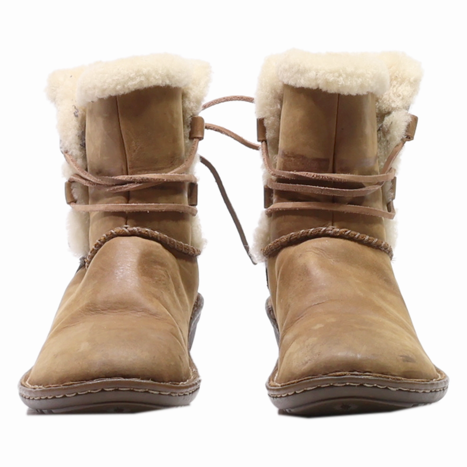 Silent Care Snow Boots UGG Snow Boots Brown Suede Womens UK 7.5