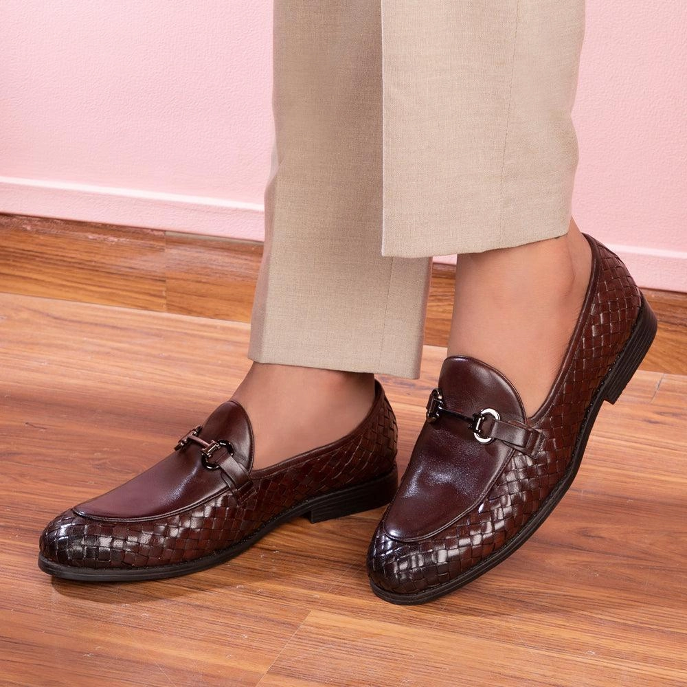 Uptown Loafers Reviews The Comme Brown Men's Leather Loafers Tresmode