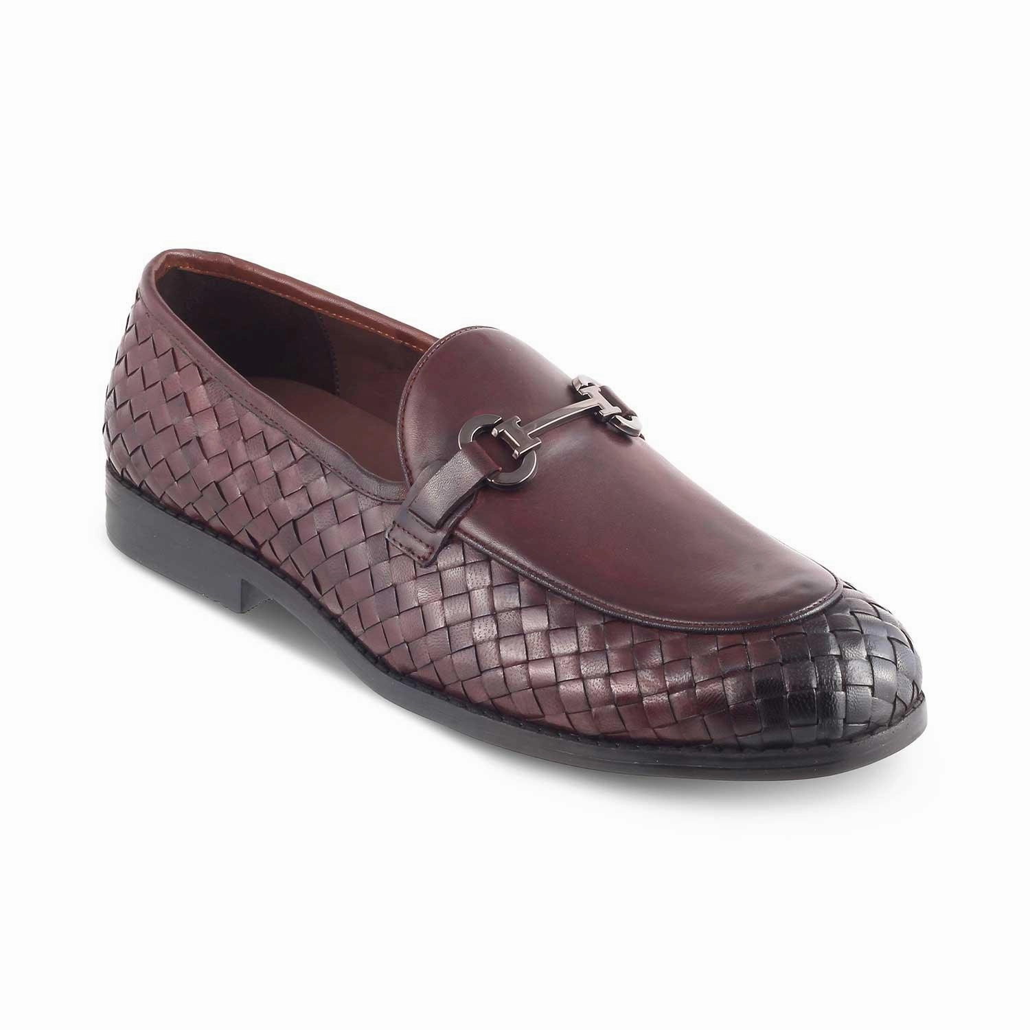 The Comme Brown Men's Leather Loafers Tresmode Windsor Smith Loafers