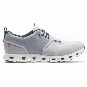 Men's On Cloud 5 Waterproof, Glacier/White, 11 D Medium Waterproof Walking Shoes Wide Fit