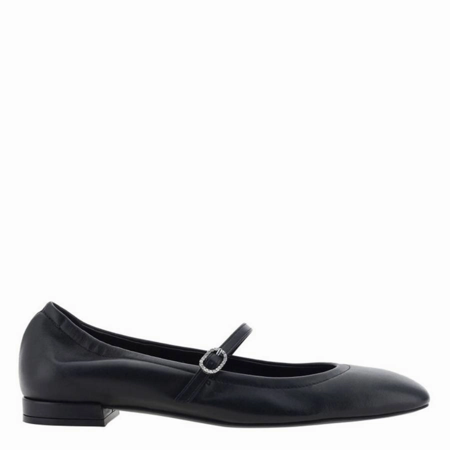 Stuart Weitzman Claris Leather Ballet Flats Flat Shoes Jelly