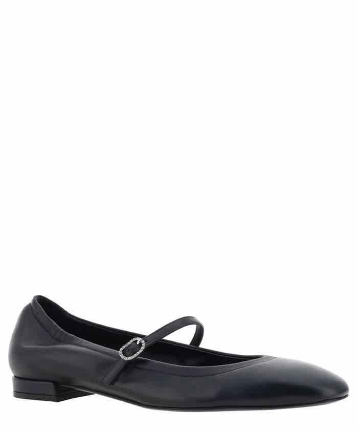 Best Volleyball Shoes Stuart Weitzman Claris Leather Ballet Flats