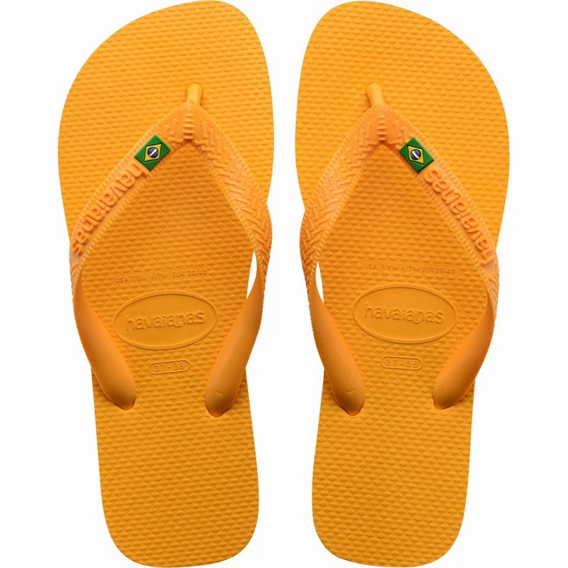 HAVAIANAS BRASIL - POP YELLOW Rainbow Flip Flops Coupon