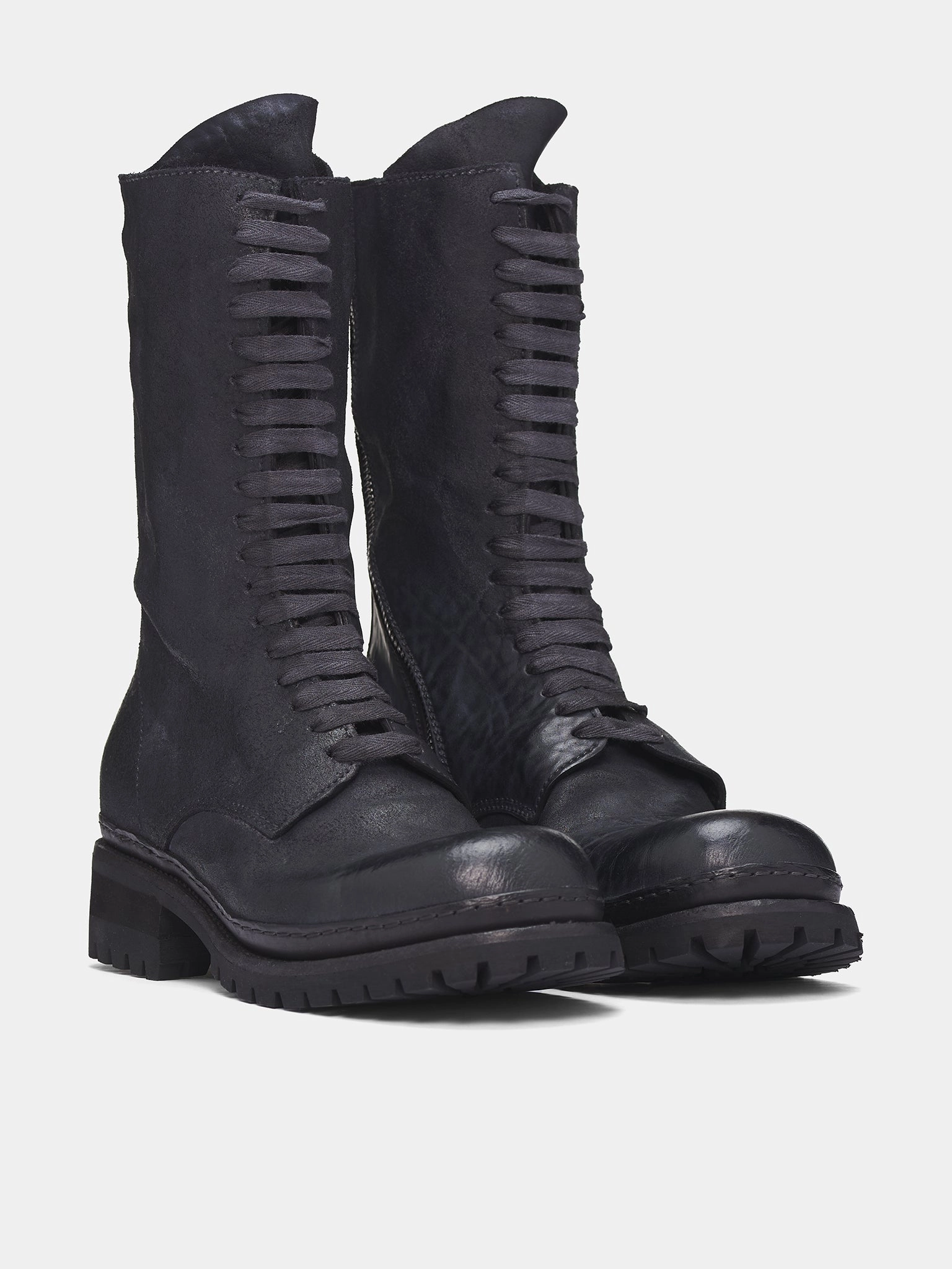 Pawz Rubber Dog Boots Luke Culatta Horse Leather Boots (LUKE-CULATTA-BLACK)