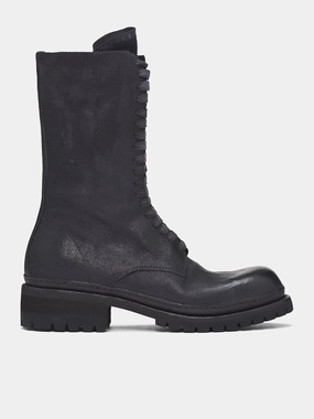 Luke Culatta Horse Leather Boots (LUKE-CULATTA-BLACK) Best Comfortable Work Boots